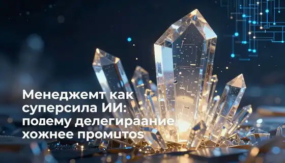 Менеджмент как суперсила ИИ: почему делегирование важнее промптов