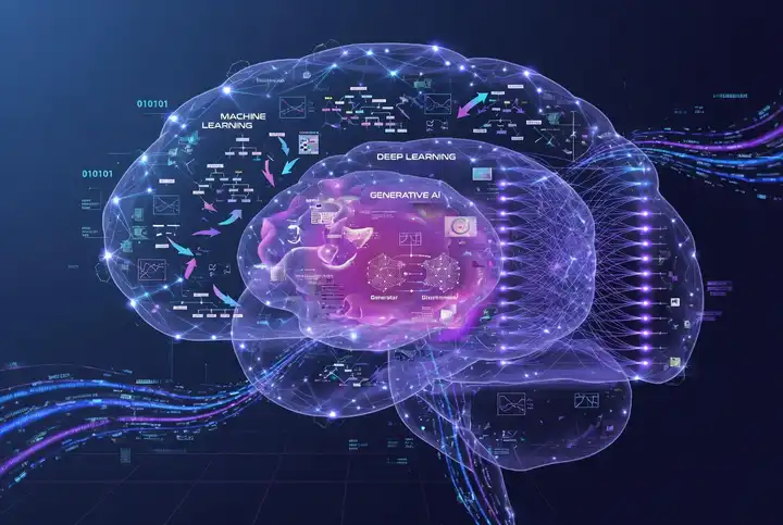 AI, машинное обучение, deep learning и generative AI: в чём разница