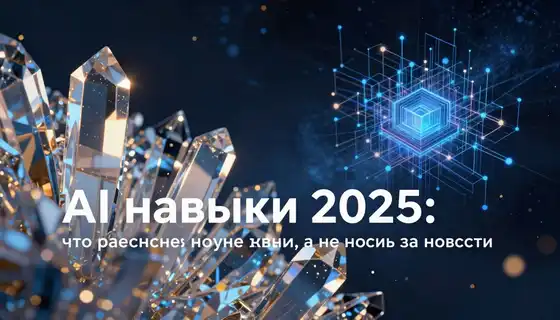 AI-навыки 2025: что реально нужно знать, а не просто следить за новостями