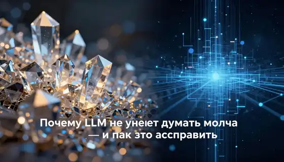 Почему LLM не умеют думать молча — и как это исправить