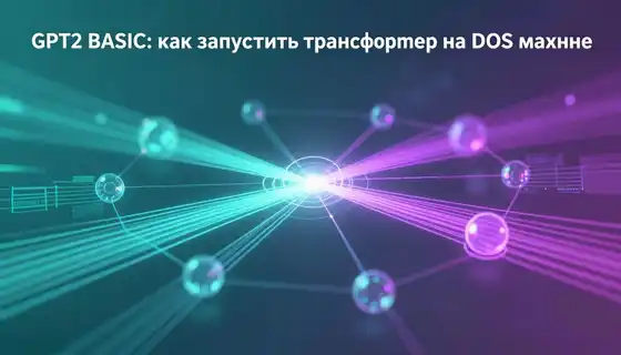 GPT2-BASIC: как запустить трансформер на DOS-машине