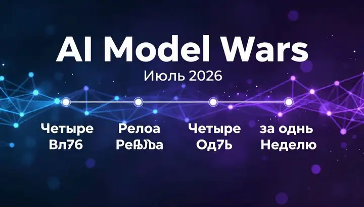 AI Model Wars: Июль 2026 — Четыре Релиза за Одну Неделю