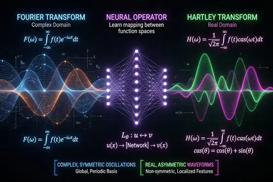 Hartley vs Fourier Neural Operators: какая спектральная база побеждает для разных PDE