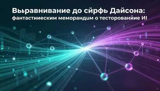 Выравнивание до сферы Дайсона: фантастический меморандум о тестировании ИИ