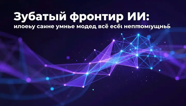 Зубчатый фронтир ИИ: почему самые умные модели всё ещё беспомощны