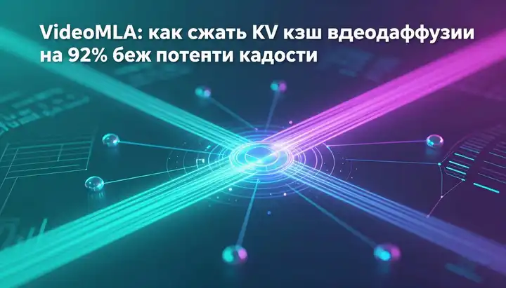 VideoMLA: как сжать KV-кэш видеодиффузии на 92% без потери качества