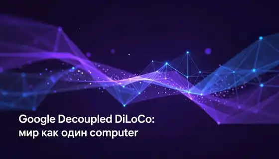 Google Decoupled DiLoCo: мир как один компьютер