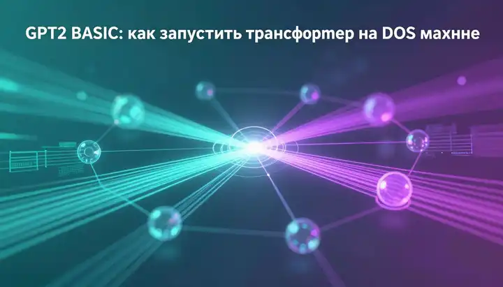 GPT2-BASIC: как запустить трансформер на DOS-машине