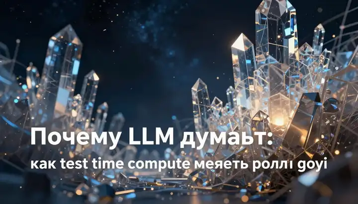 Почему LLM думают: как test-time compute меняет правила игры