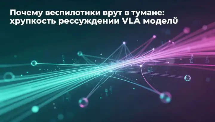 Почему беспилотники врут в тумане: хрупкость рассуждений VLA-моделей
