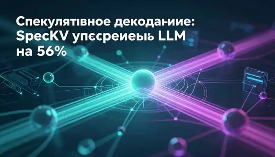 Спекулятивное декодирование: SpecKV ускоряет LLM на 56%
