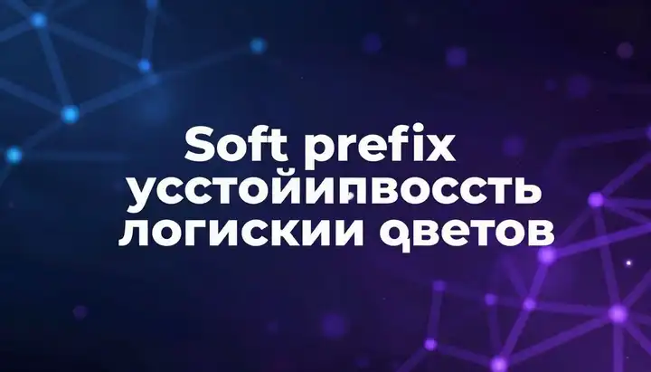 Soft-prefix и устойчивость логических ответов LLM