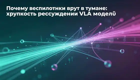 Почему беспилотники врут в тумане: хрупкость рассуждений VLA-моделей