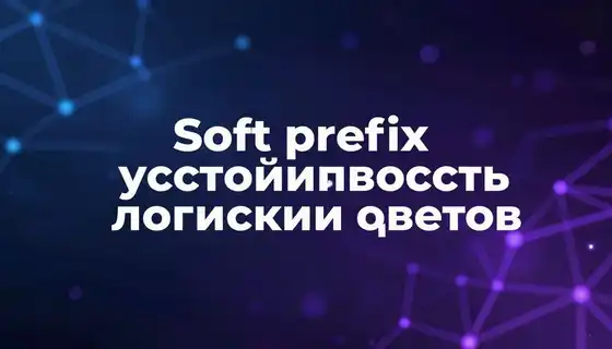 Soft-prefix и устойчивость логических ответов LLM