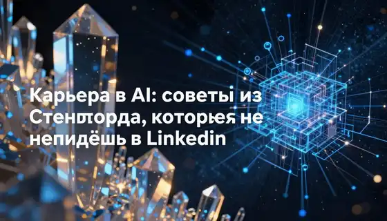 Карьера в AI: советы из Стэнфорда, которые не найдёшь в LinkedIn