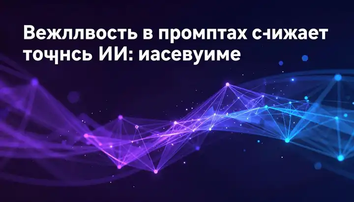 Вежливость в промптах снижает точность ИИ: исследование