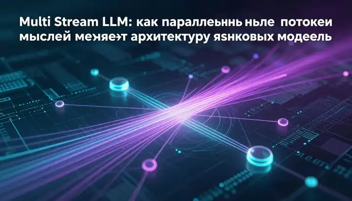 Multi-Stream LLM: как параллельные потоки мыслей меняют архитектуру языковых моделей