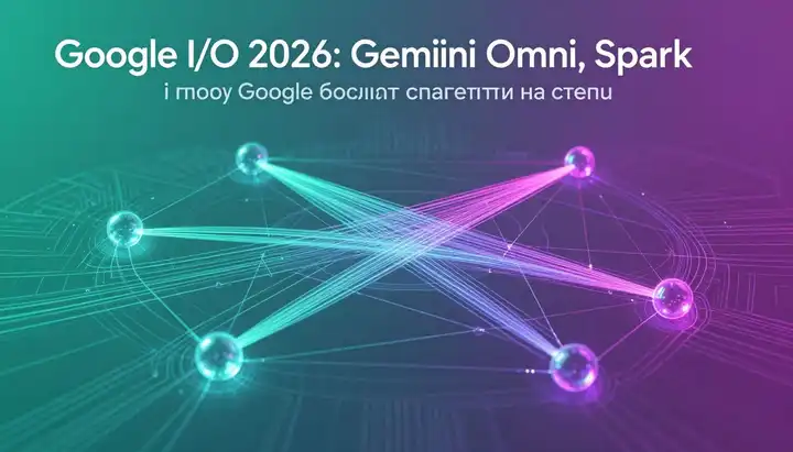 Google I/O 2026: Gemini Omni, Spark и почему Google бросает спагетти на стену