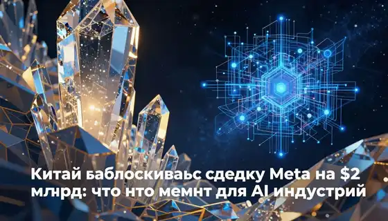 Китай заблокировал сделку Meta на $2 млрд: что это значит для AI-индустрии