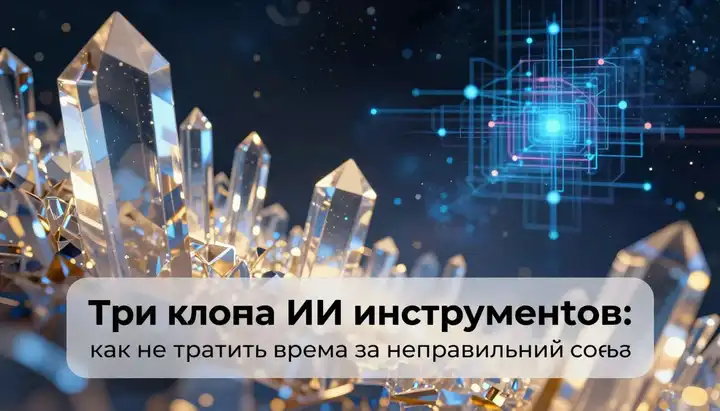 Три типа ИИ-инструментов: как не тратить время на неправильный выбор