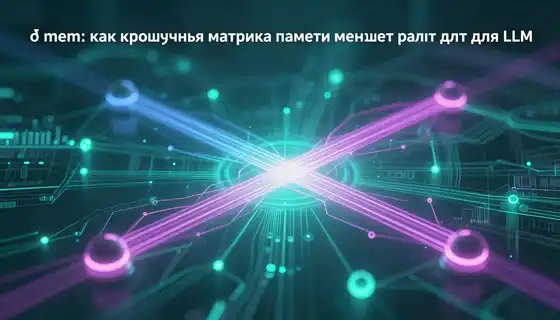 δ-mem: как крошечная матрица памяти меняет правила игры для LLM