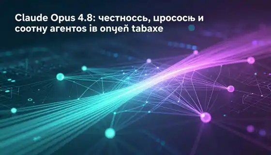 Claude Opus 4.8: честность, скорость и сотни агентов в одной задаче