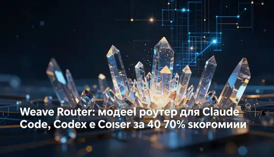 Weave Router: модель-роутер для Claude Code, Codex и Cursor за 40-70% экономии