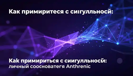 Как примириться с сингулярностью: личный опыт сооснователя Anthropic