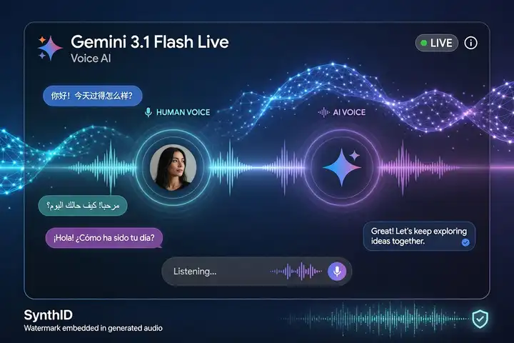 Gemini 3.1 Flash Live: как голосовой ИИ стал естественнее