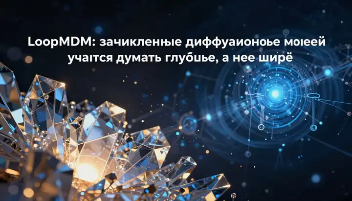LoopMDM: зацикленные диффузионные модели учатся думать глубже, а не шире